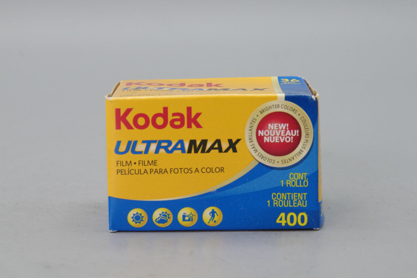 Kodak Ultra Max 400 36exp 35mm Film – Expired 2010 – Unopened Roll