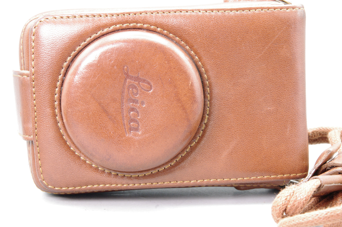 Leica LBC‑01 Brown Leather Case with Shoulder Strap – D‑Lux 3 – Excellent