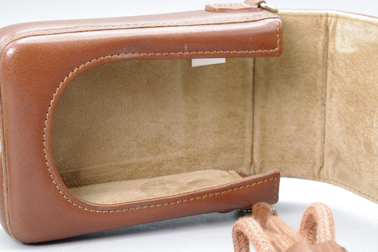 Leica LBC‑01 Brown Leather Case with Shoulder Strap – D‑Lux 3 – Excellent