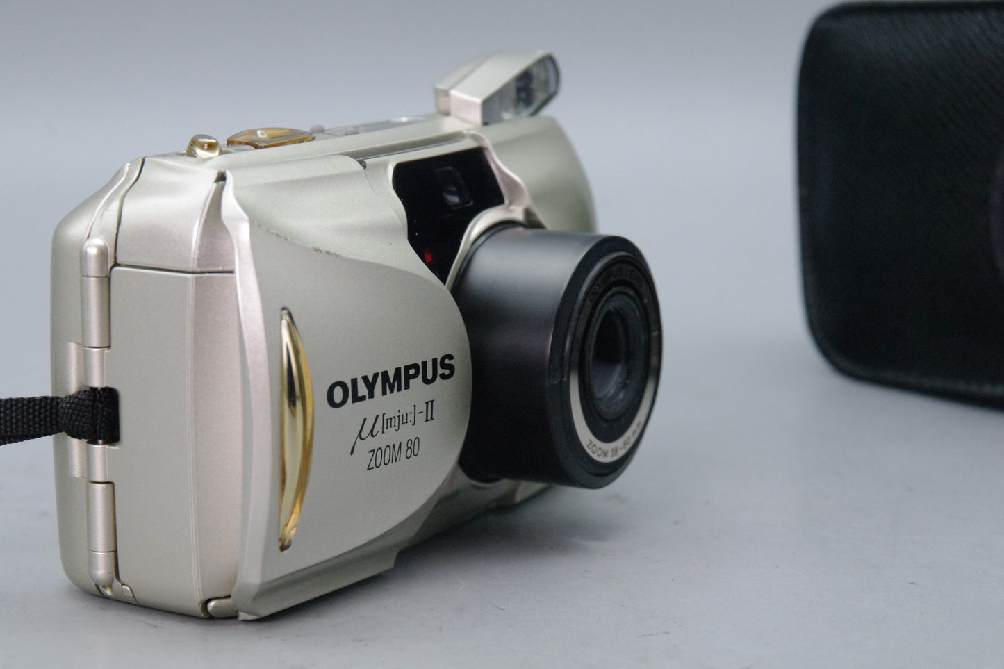 Olympus MJU Zoom II 80 Champagne Camera – 38–80mm Lens – VGC Tested