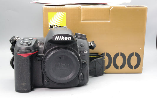 Nikon D7000 DSLR Camera Body – 16.2MP – Shutter Count 18543 – Boxed