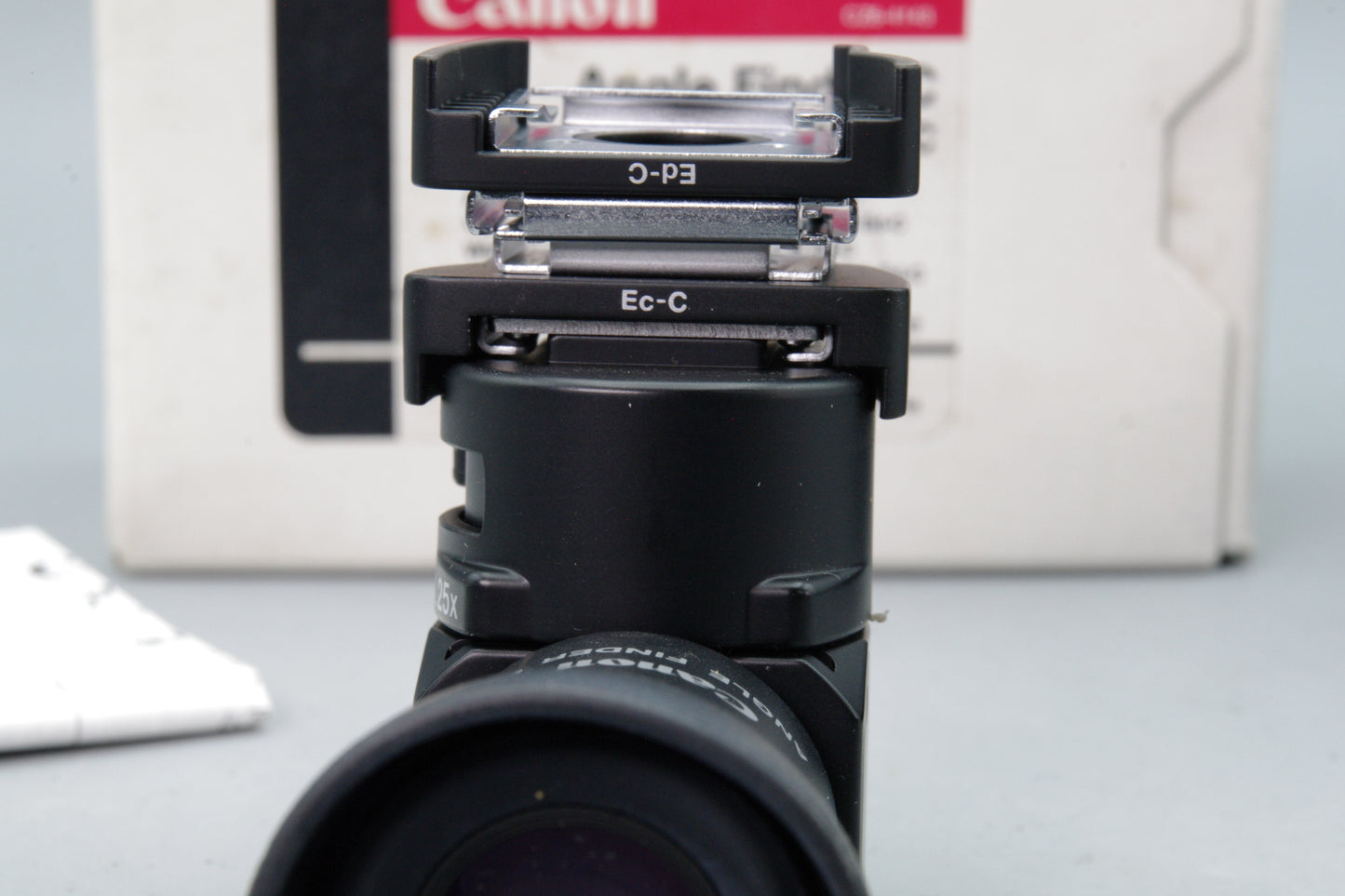 Canon Angle Finder C Boxed with Ec‑C &amp; Ed‑C Adapters Excellent