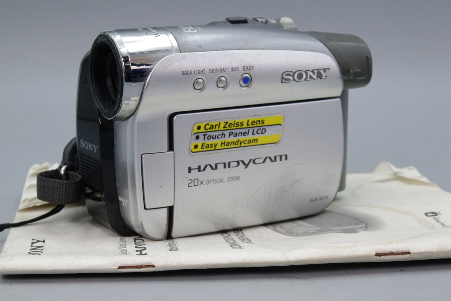 Sony DCR‑HC24E MiniDV Camcorder with Battery & Instructions – VGC
