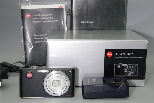 Leica C-Lux 2 Compact Camera Boxed With Charger -Nr Mint