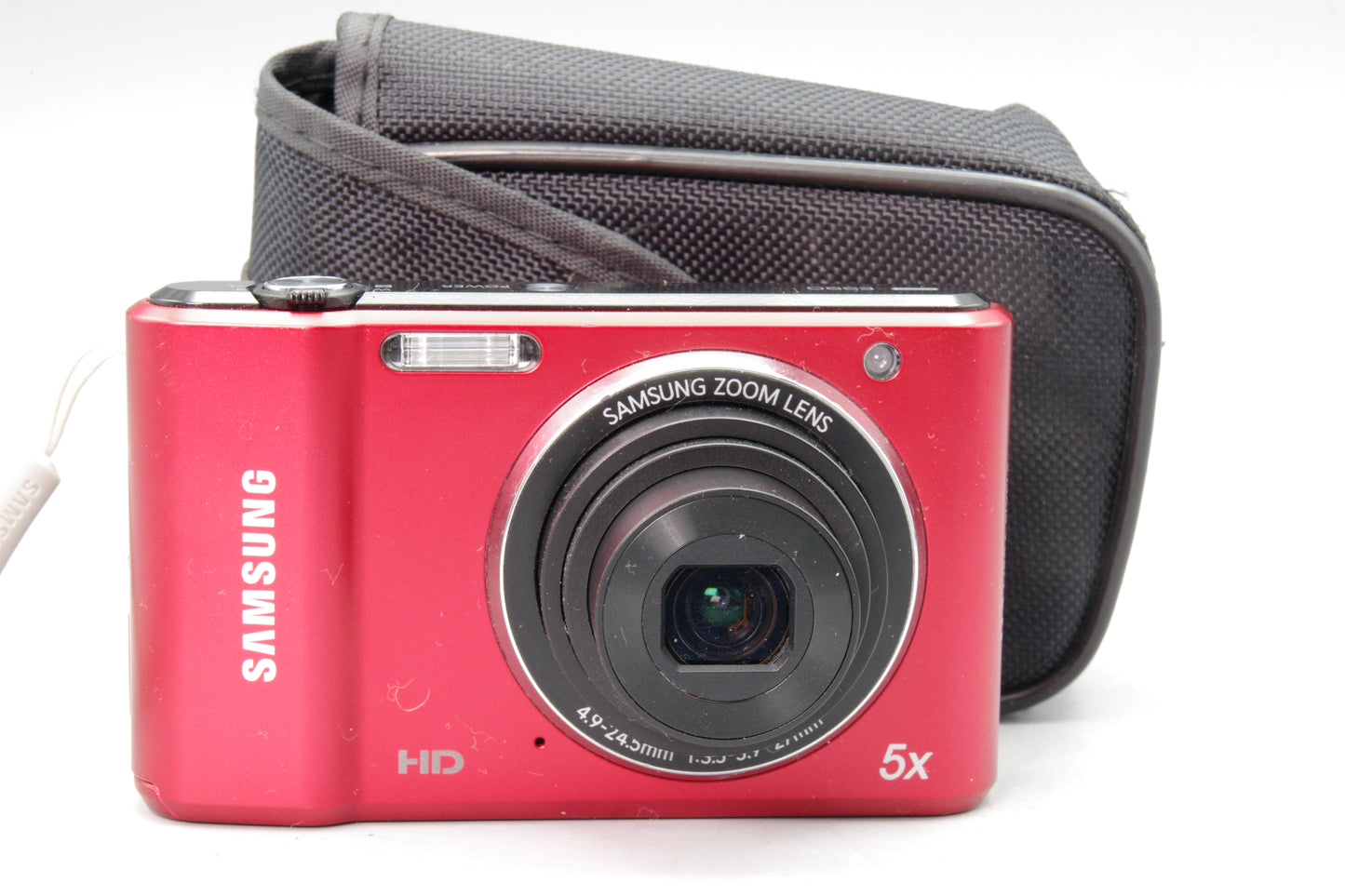 Samsung ES90 Red 14.2MP Digital Camera with Battery & Case – Excellent