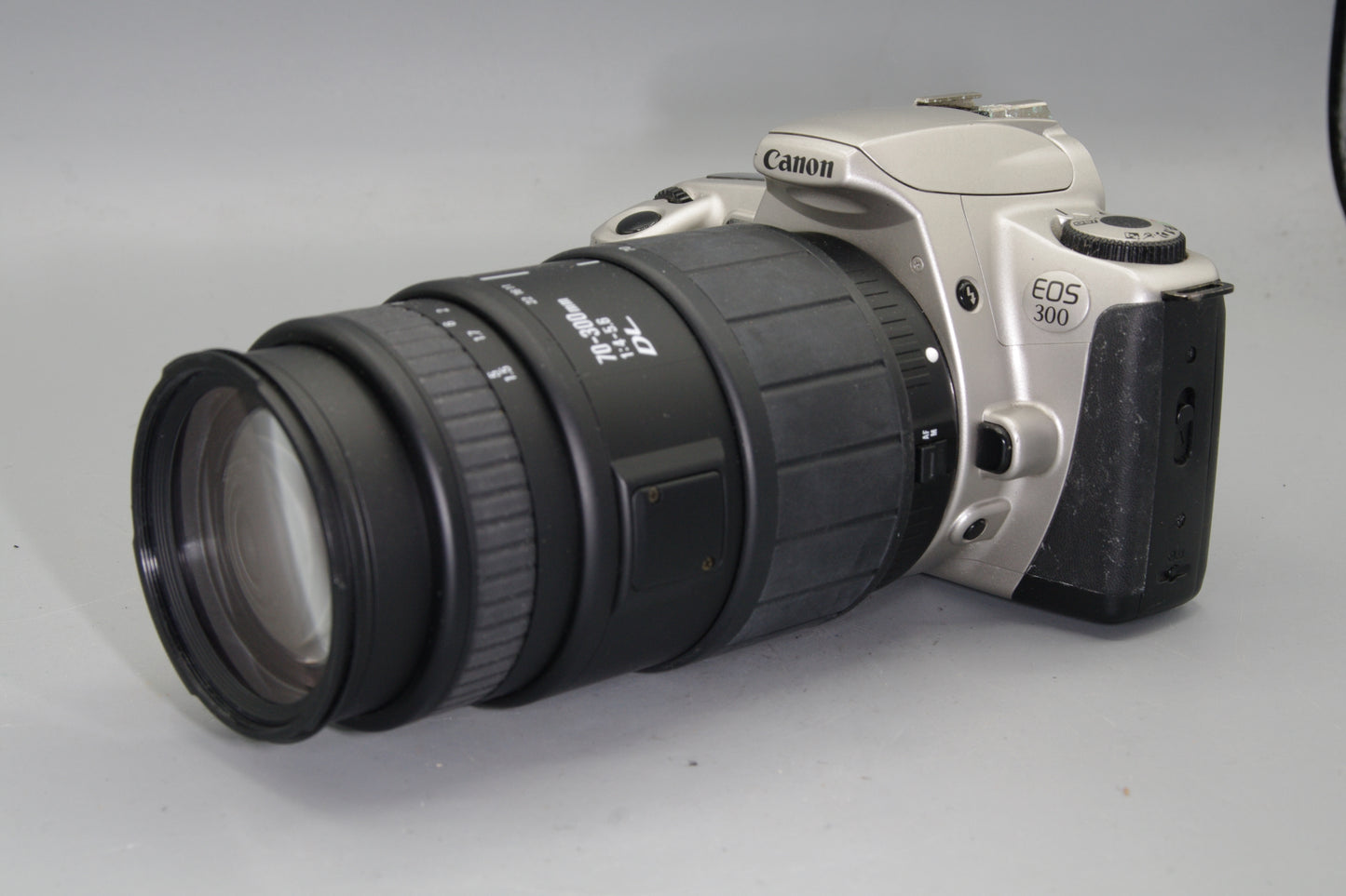 Canon EOS 300 35mm SLR Camera with Sigma 70-300mm Lens -Very Good