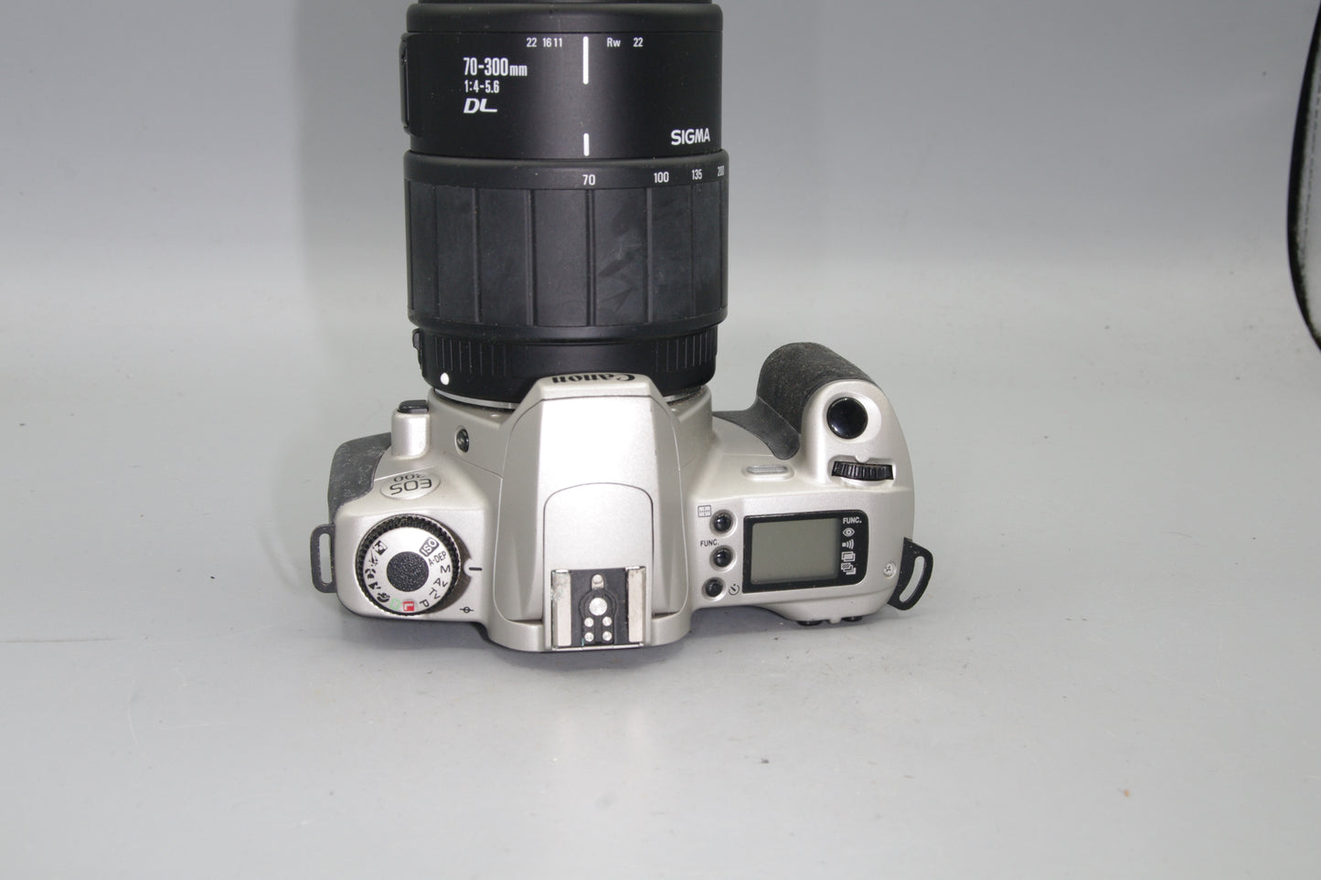 Canon EOS 300 35mm SLR Camera with Sigma 70-300mm Lens -Very Good