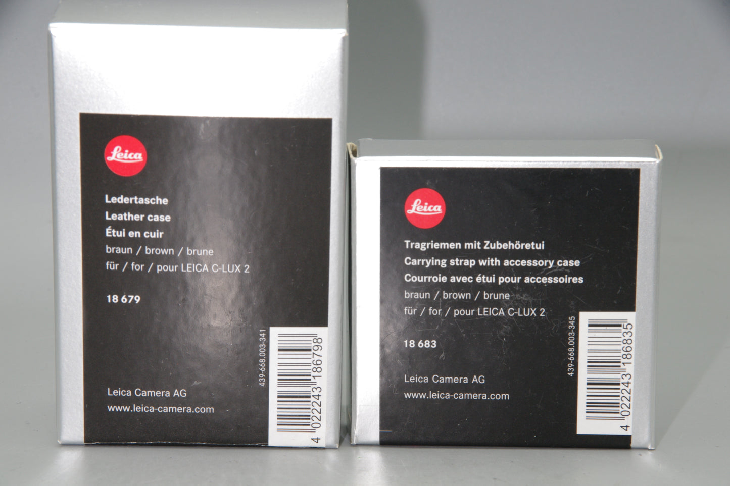 Leica C-Lux 2 Brown Case With Accessory Case and Strap Boxed Mint