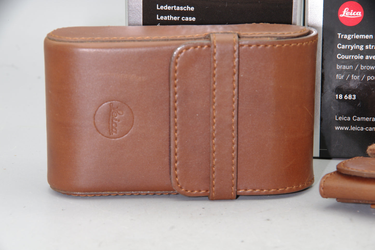 Leica C-Lux 2 Brown Case With Accessory Case and Strap Boxed Mint