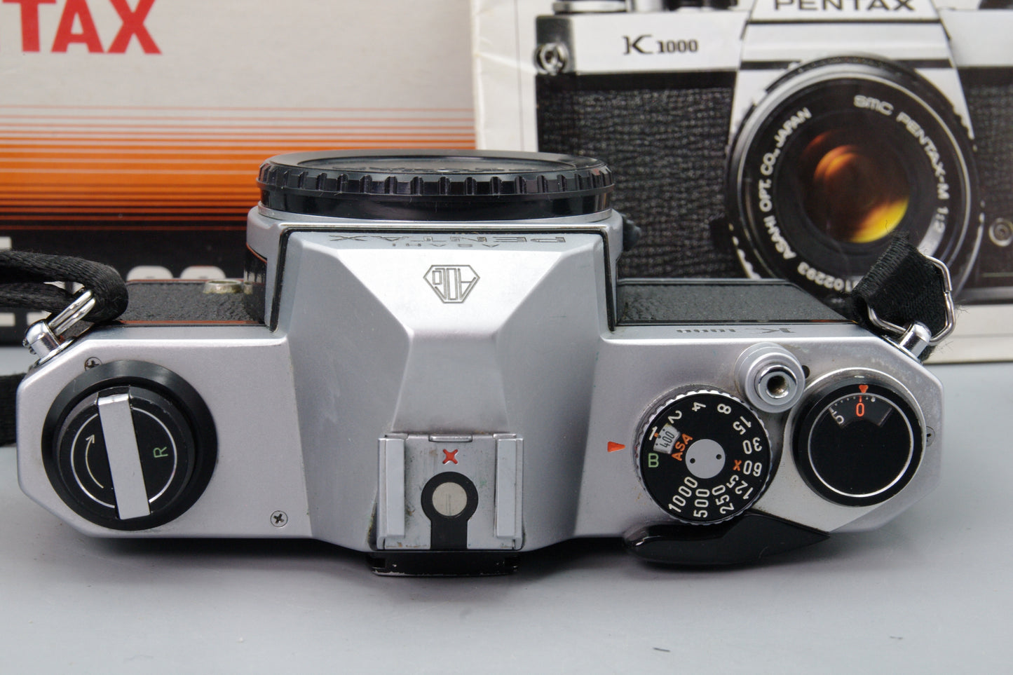 Pentax K1000 35mm SLR Camera – Boxed – Fully Working – Very Good Condition