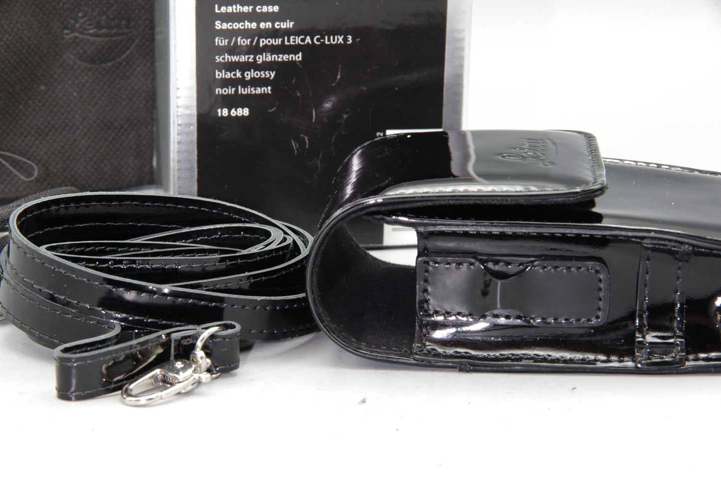 Leica C-Lux 3 Gloss Black Case Boxed Mint 18688