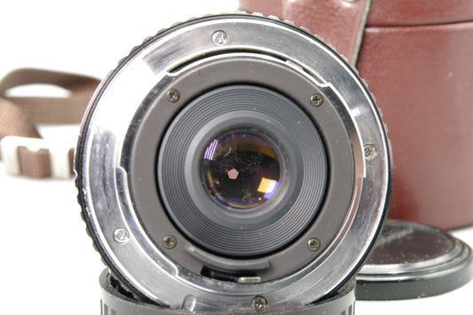 Carl Zeiss Jena 28mm f/2.8 MC Lens – Pentax K Mount with Case – Excellent