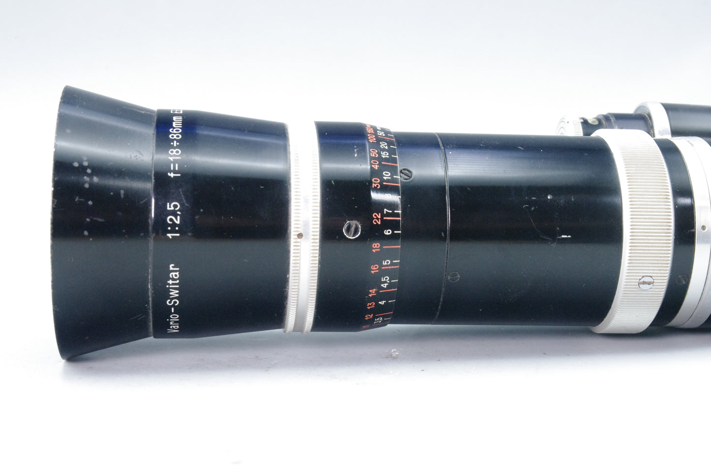 Kern Vario‑Switar 18–86mm f/2.5 Lens – For Bolex Reflex H16