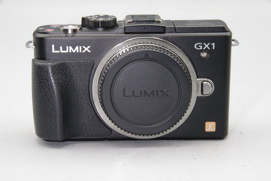 Panasonic Lumix DMC-GX1 16MP Micro Four Thirds Digital Camera – Shutter Count 557