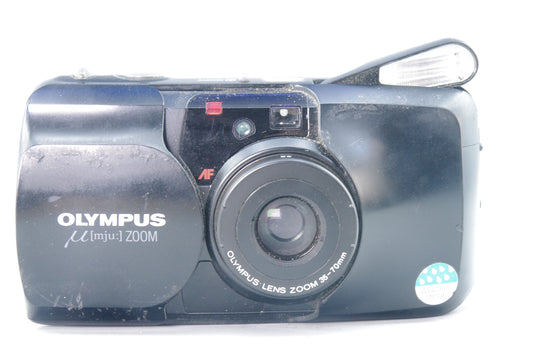 Olympus MJU Zoom 35mm Film Camera – Tested & Working