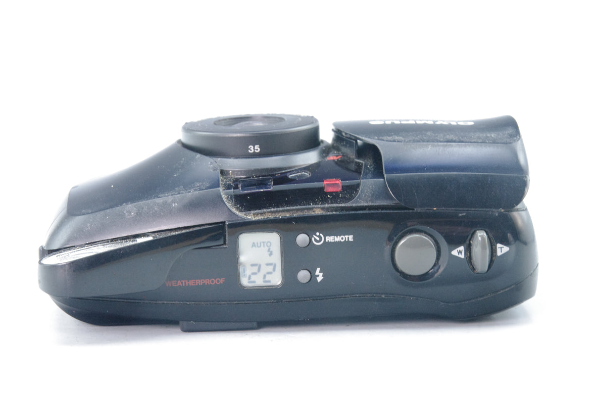 Olympus MJU Zoom 35mm Film Camera – Tested & Working