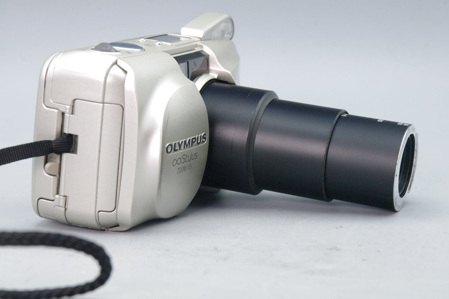 Olympus MJU Zoom 115 35mm Film Camera Champagne – Tested – VGC