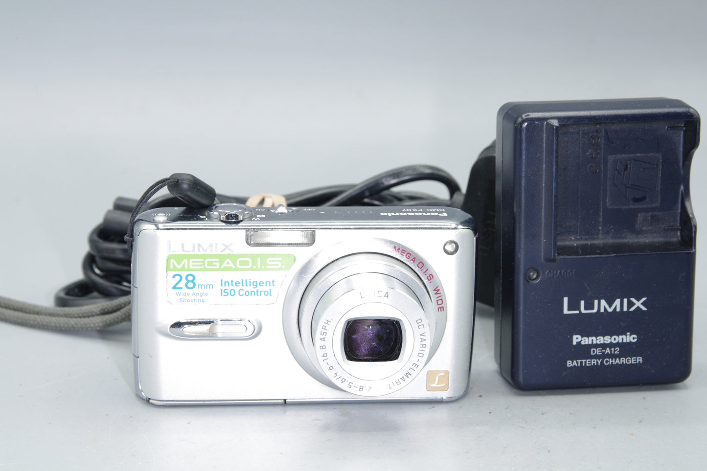 Panasonic Lumix DMC-FX07 7.2MP Digital Compact with Charger and Battery