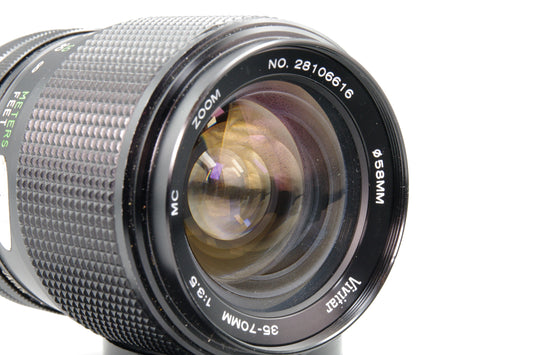 Vivitar 35‑70mm f/3.5 Zoom Lens – Canon FD Mount – Very Good Condition