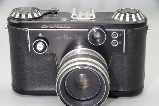 Corfield Periflex 3b 35mm Camera + Lumax 45mm F/3.5 Lens