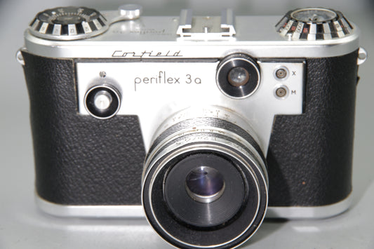 Corfield Periflex 3a 35mm Camera + Lumax 45mm f/2.8 Lens – PLS Read
