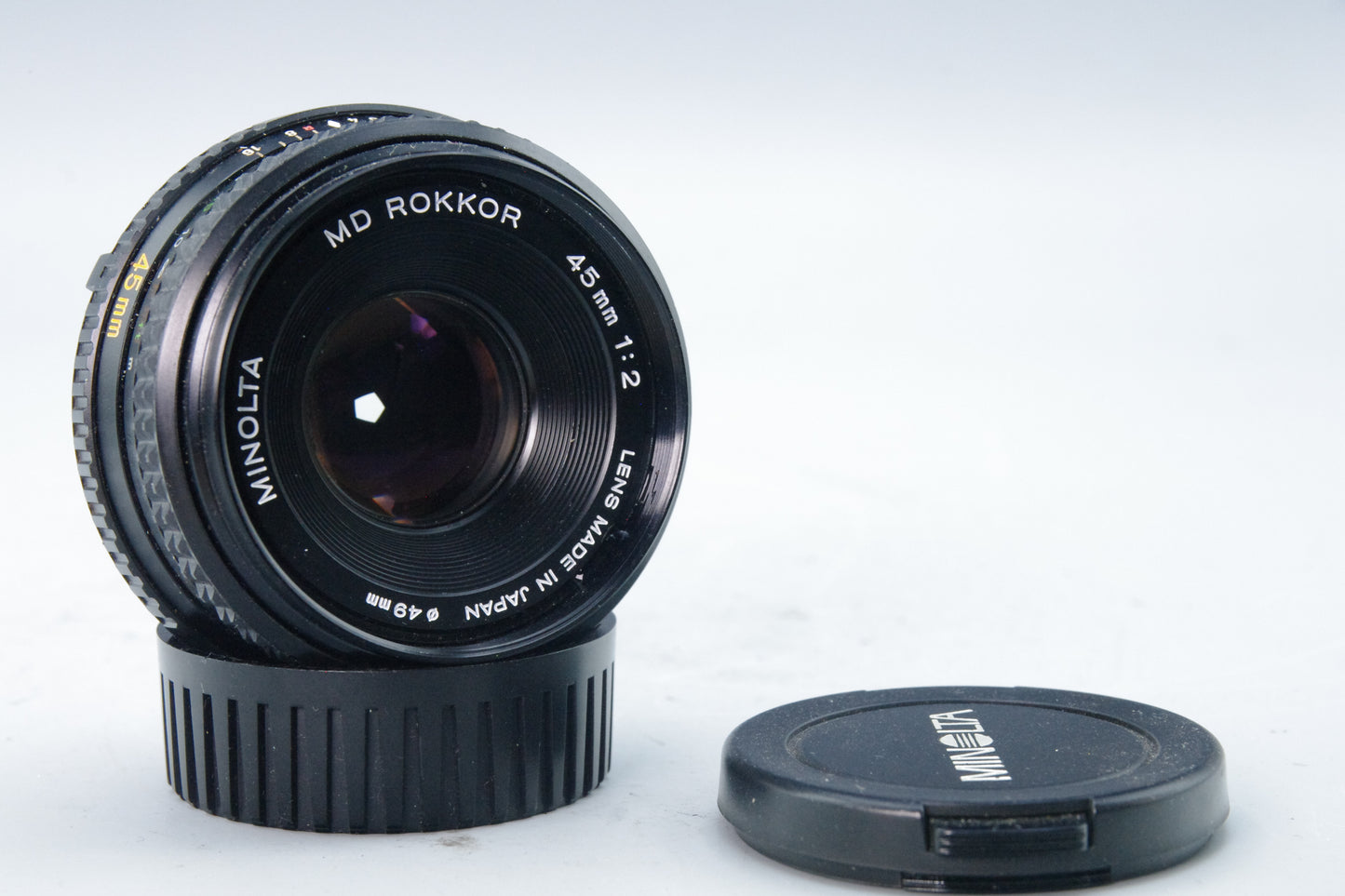 Minolta MD Rokkor 45mm f/2 Manual Focus Lens for SR Mount (Pancake)