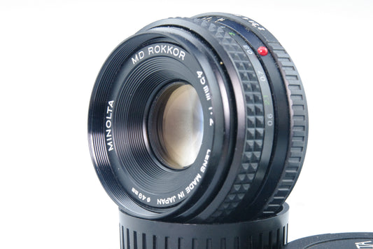 Minolta MD Rokkor 45mm f/2 Manual Focus Lens for SR Mount (Pancake)