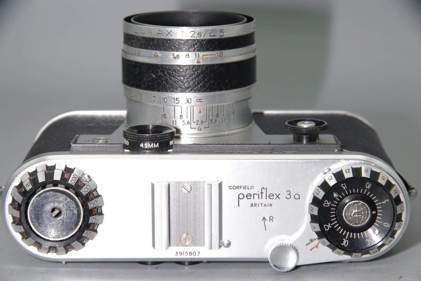 Corfield Periflex 3a 35mm Camera + Lumax 45mm f/2.8 Lens – PLS Read