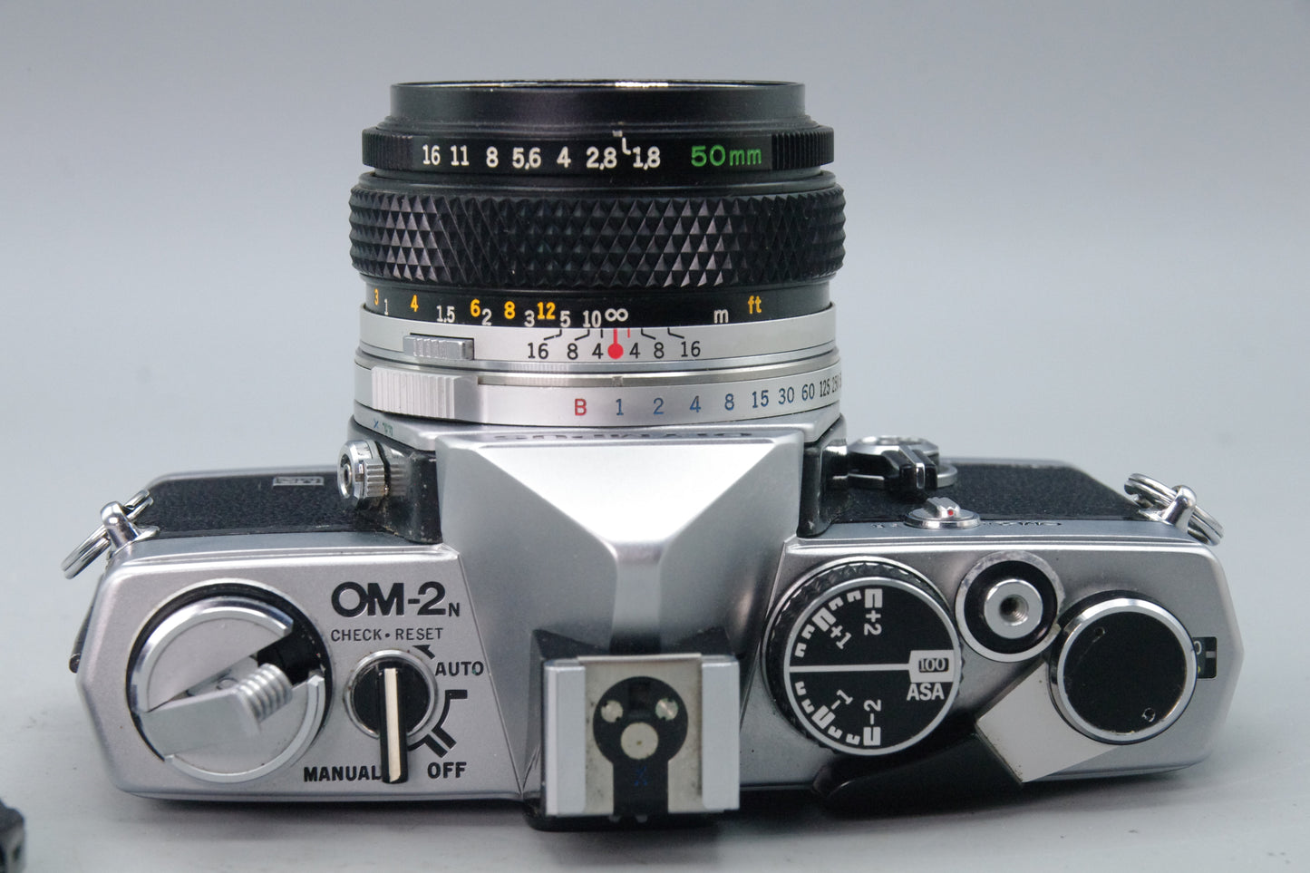 Olympus OM‑2N 35mm SLR + Zuiko 50mm f/1.8 Lens – Tested&Working – PLS Read