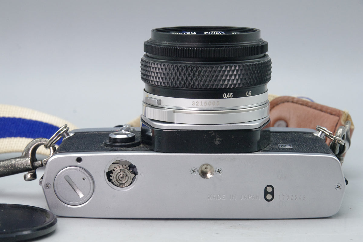 Olympus OM‑1N 35mm SLR Film Camera + Zuiko 50mm f/1.8 Lens – Tested EXC