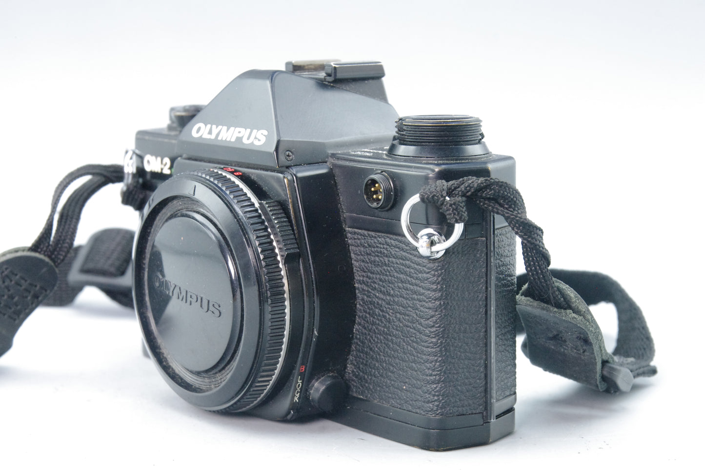 Olympus OM‑2 Spot/Program 35mm SLR Body – New Batteries – Very Good Condition