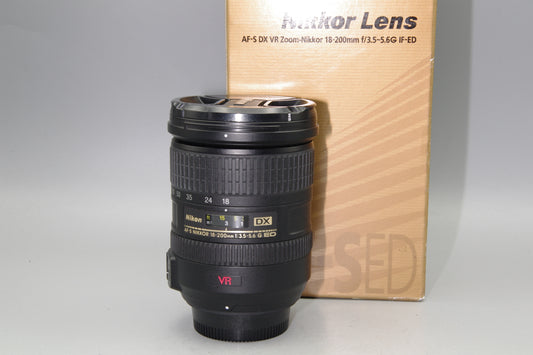 Nikon AF‑S 18‑200mm F3.5‑5.6G ED VR Lens Spares or Repair