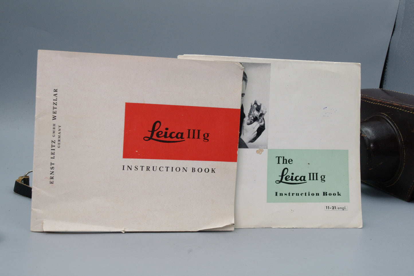 Leica IIIg 35mm Camera 1957 with Elmar 5cm f/3.5 Lens Excellent Serviced