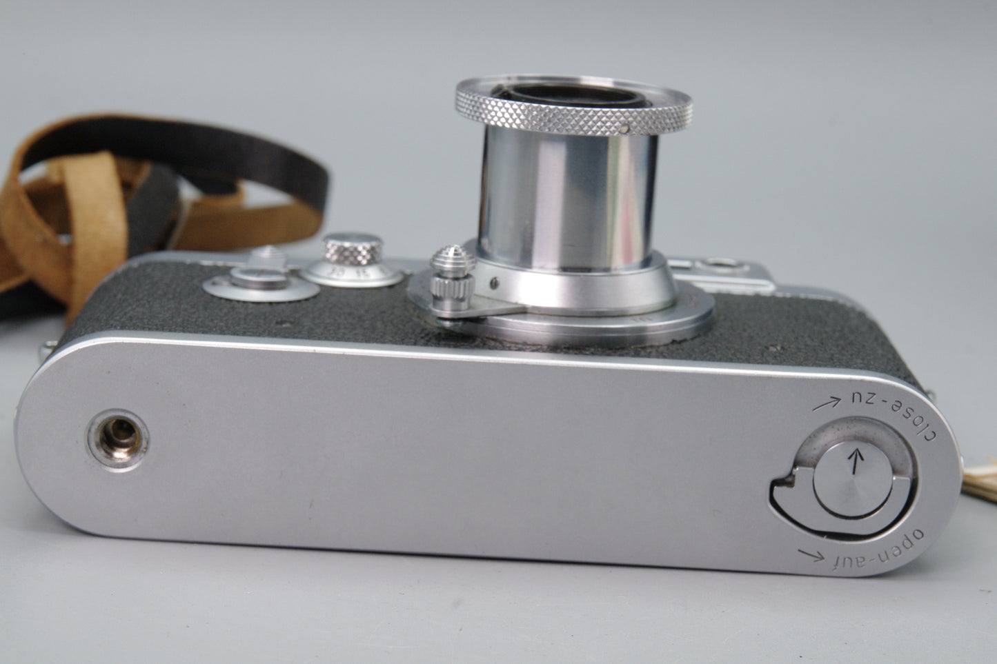 Leica IIIg 35mm Camera 1957 with Elmar 5cm f/3.5 Lens Excellent Serviced