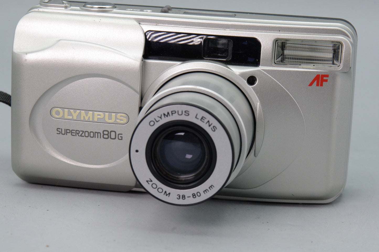 Olympus Superzoom 80G 35mm Film Camera – Tested & Working – Excellent