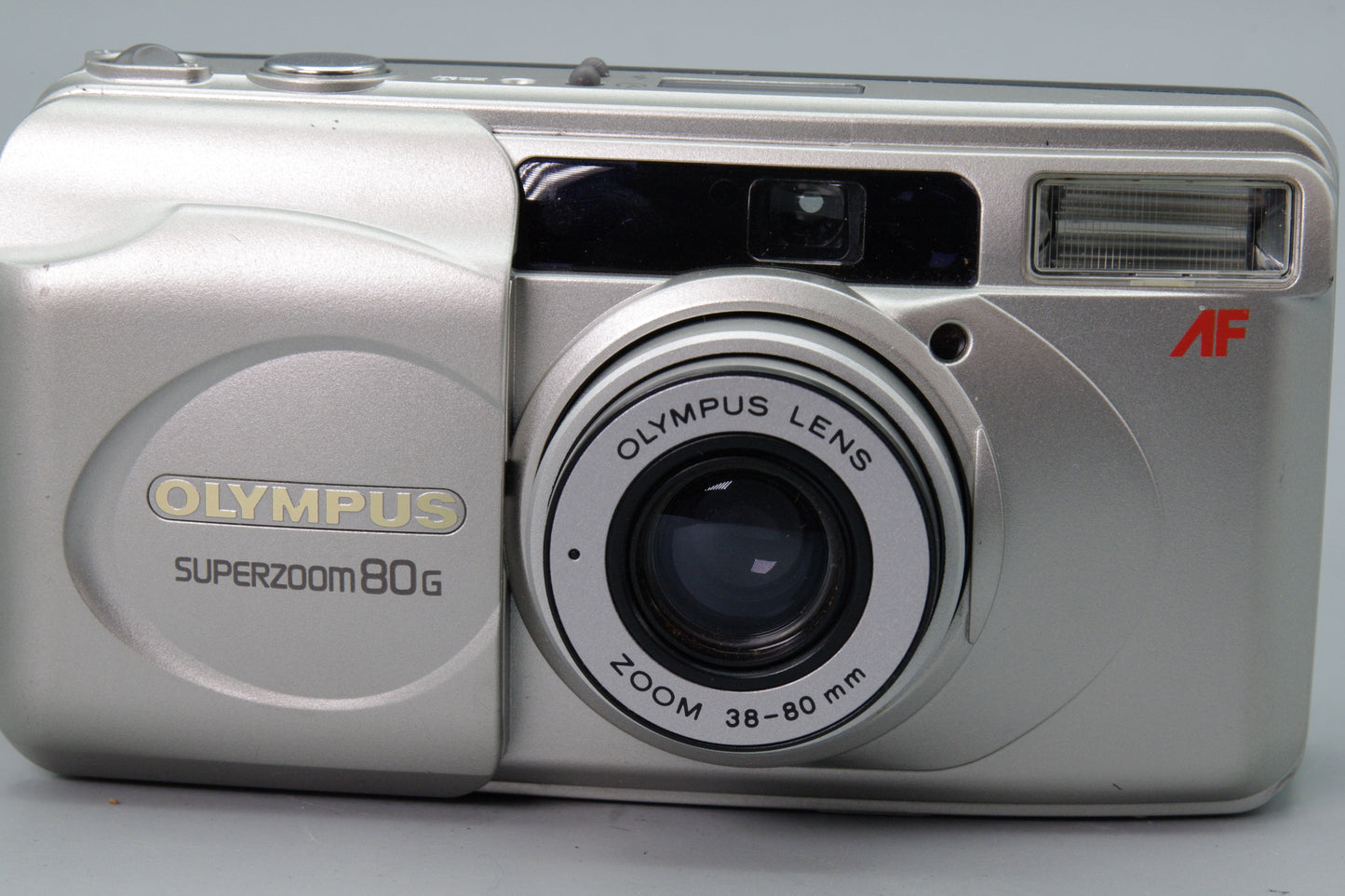Olympus Superzoom 80G 35mm Film Camera – Tested & Working – Excellent