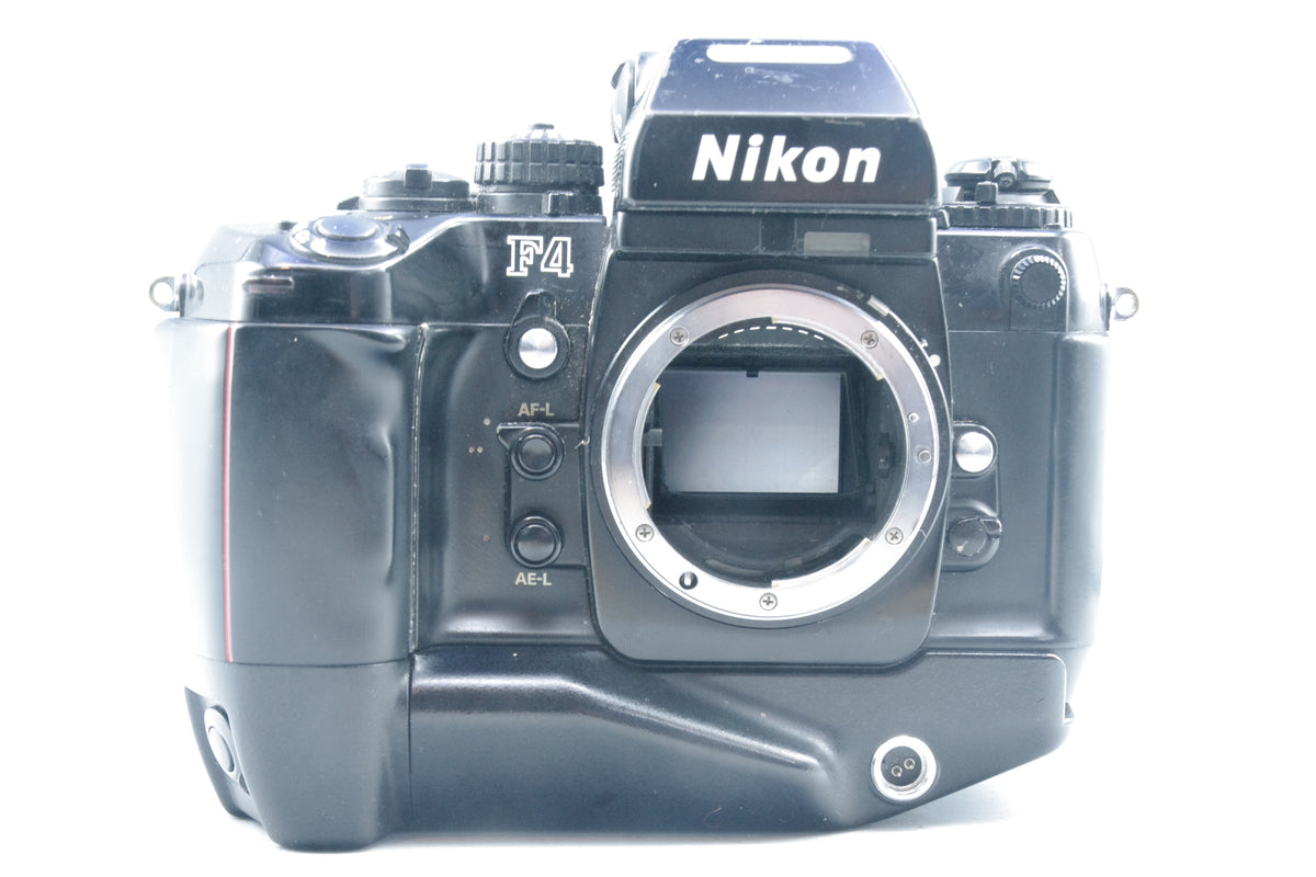 Nikon F4 35mm SLR Film Camera – AF with MB-21 Grip & MF-23 Data Back