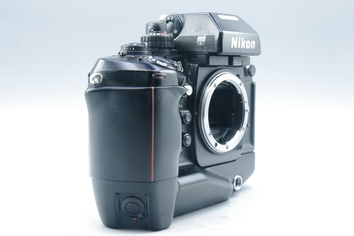 Nikon F4 35mm SLR Film Camera – AF with MB-21 Grip & MF-23 Data Back