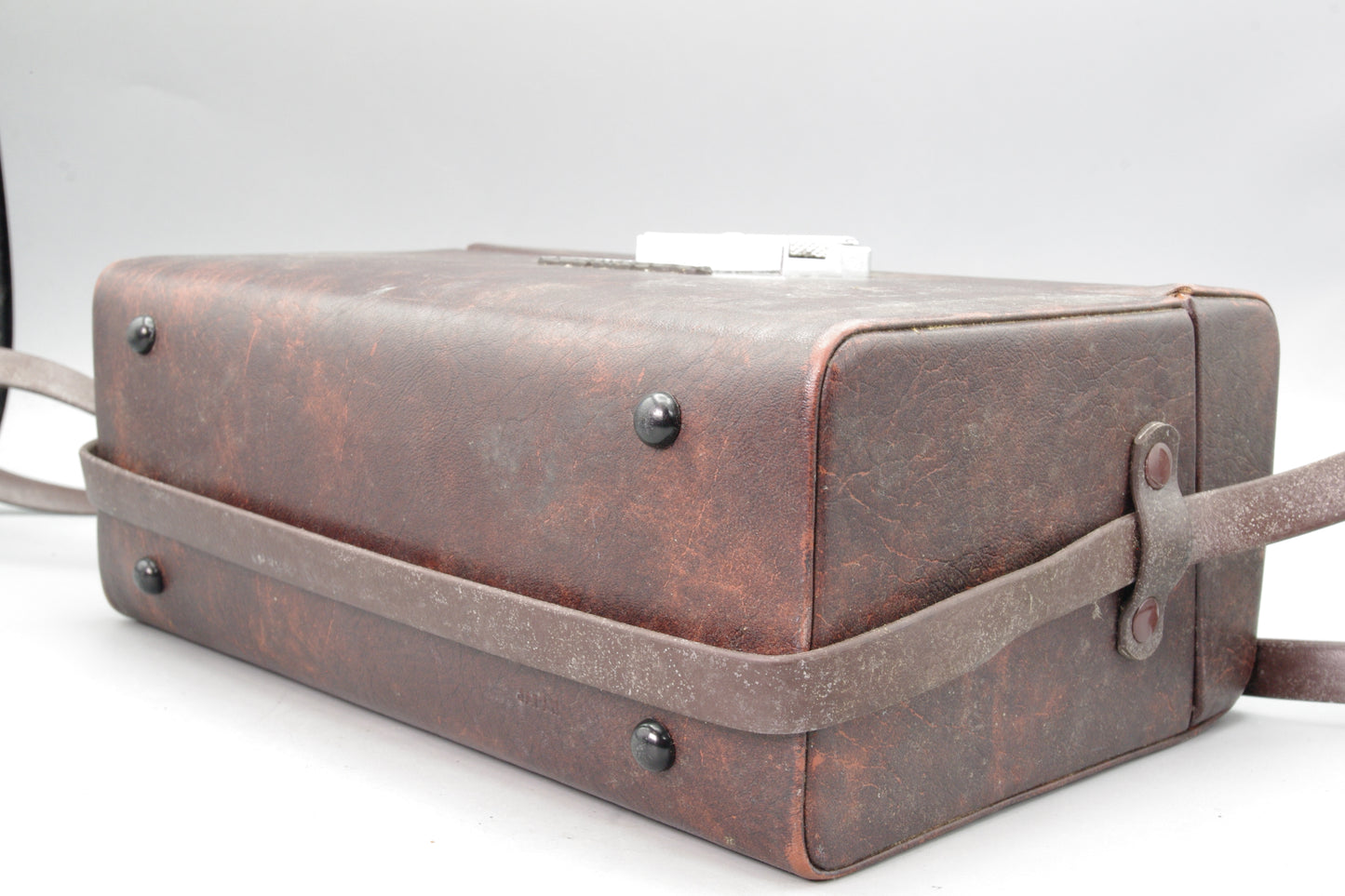 Vintage Brown Hard Camera Case for Olympus SLR and Lens – Very Good Condition