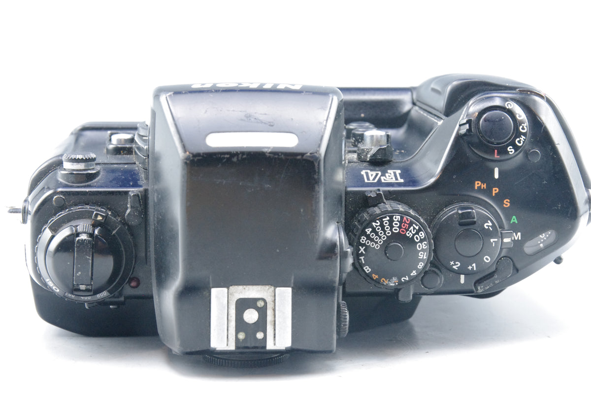 Nikon F4 35mm SLR Film Camera – AF with MB-21 Grip & MF-23 Data Back