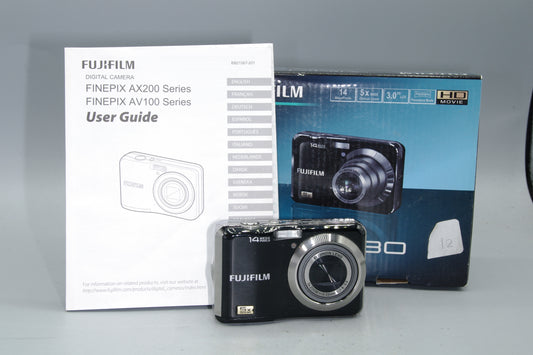 Fujifilm FinePix AX280 14MP 5X Digital Camera - AA - Boxed - Excellent