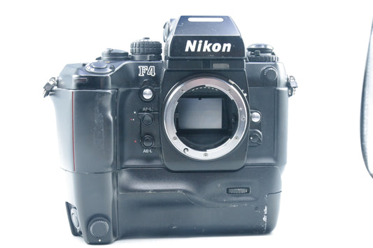 Nikon F4 Professional 35mm SLR + MB‑23 + MF‑23 – AF –Minor LCD Bleed