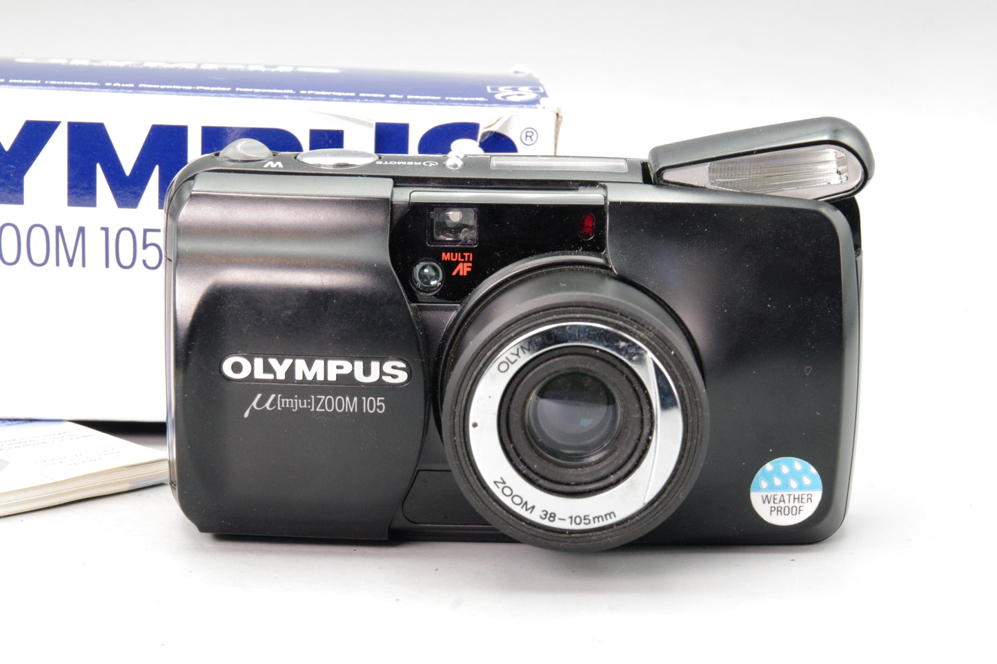 Olympus Mju Zoom 105 35mm Film Camera – Boxed – Tested &amp; Working – Excellent
