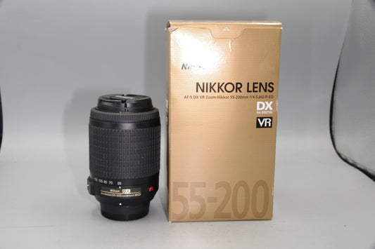 Nikon AF-S Nikkor 55-200mm F/4-5.6G - Boxed