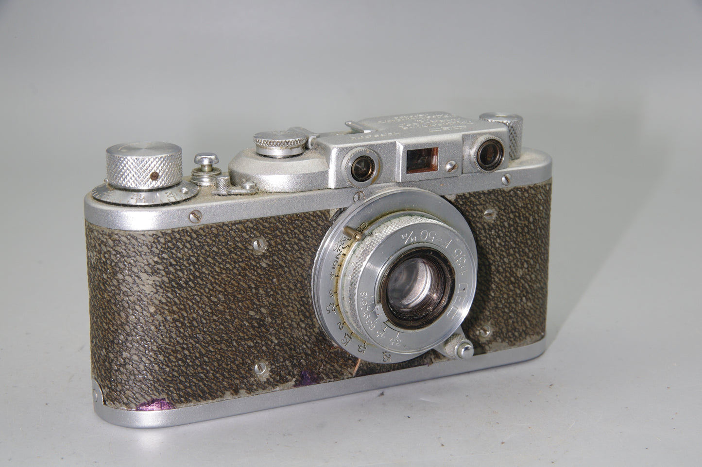FED 1b Rangefinder Camera with 50mm F3.5 Lens M39 Soviet - VGC
