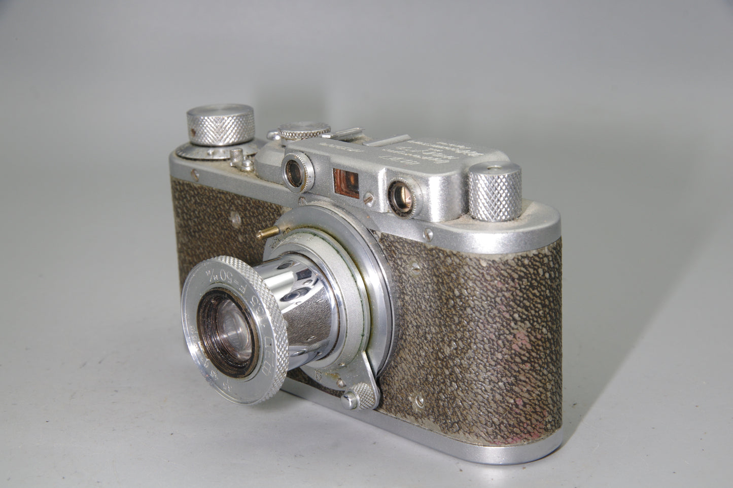 FED 1b Rangefinder Camera with 50mm F3.5 Lens M39 Soviet - VGC