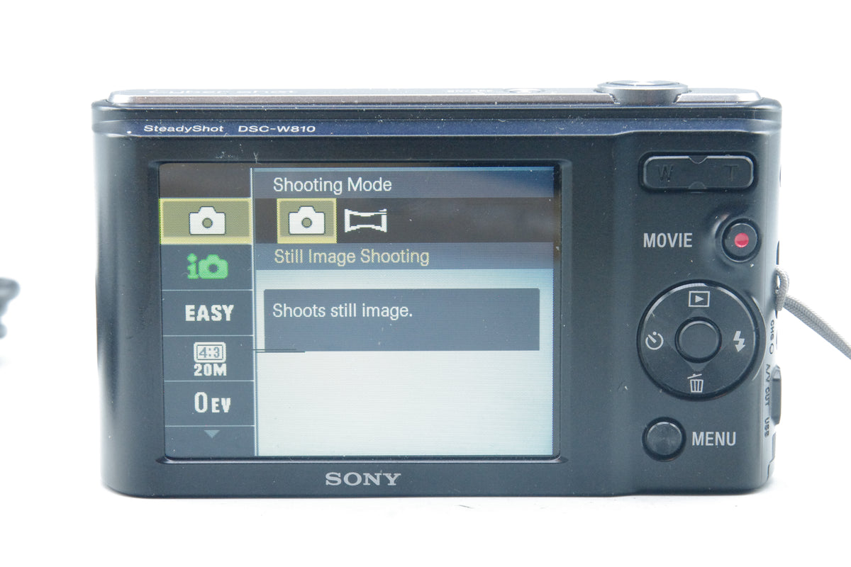Sony Cyber‑shot DSC‑W810 20MP Digital Camera – VGC