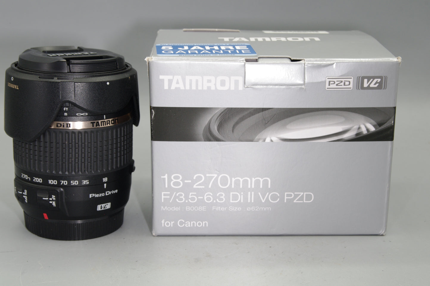 Tamron 18-270mm F/3.5-6.3 DiII Piezo Drive VC AF Lens - Canon EF-S Mount