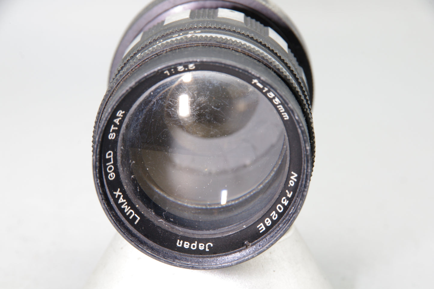 Lumax Gold Star 135mm F3.5 Lens – M39 Mount – Minor Fungus
