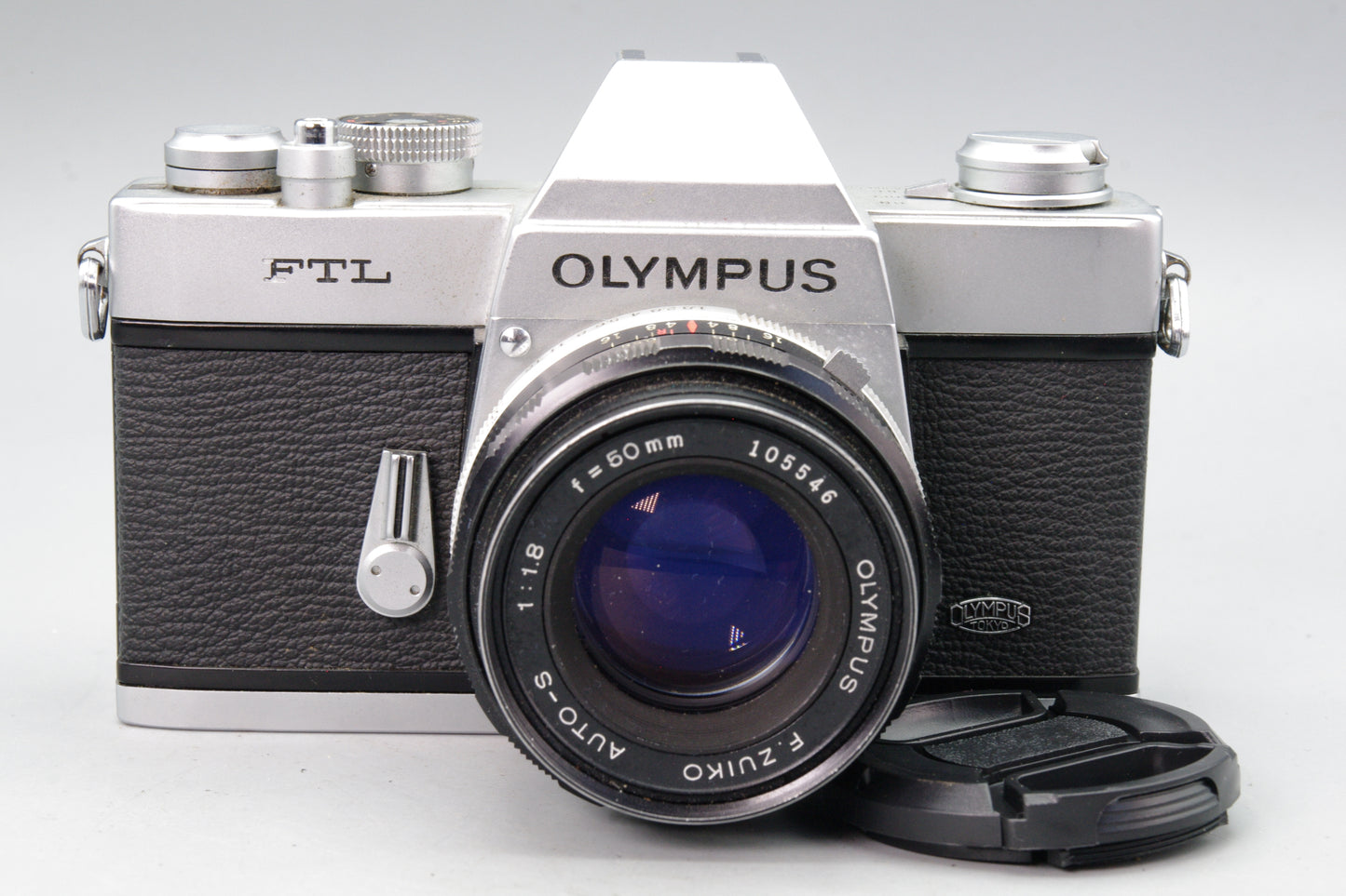 Olympus FTL 35mm SLR Camera with 50mm f/1.8 Auto‑S Lens – Tested – Excellent